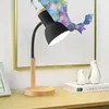 Schreibtischlampe LED Holz Design, verstellbarer Arm & Produktbild-Vorschau 6