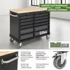 Werkstattwagen DELUXE 12 Schubladen 123 cm Breite Produktbild-Vorschau 6
