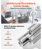 SucceBuy 2020 Profilés en aluminium, lot de 10 pièces de Voir les images du produit 2