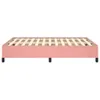 vidaXL Sommier rose 140x200 cm velours Voir les images du produit 5