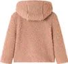 Kinder-Kapuzenjacke Teddy-Kunstpelz Heller Cognac 92 Produktbild-Vorschau 2