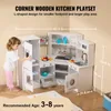 VEVOR Eck-Spielküche aus Holz mit Licht & Geräuschen, Produktbild-Vorschau 3