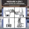MONZANA® Pied à coulisse numérique acier inoxydable 150mm Voir les images du produit 3