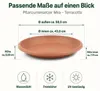 Pflanztopfuntersetzer Mira Terrakotta Ø 58cm - Rund Produktbild-Vorschau 3