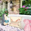 Mr. & Mrs. Panda Deko Kissen Pferd Springen - Vintage - Produktbild-Vorschau 2