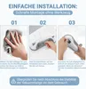 Izrielar 2 Stück Haltegriff Dusche Haltegriff mit Saugnapf Produktbild-Vorschau 3