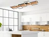 TRIO LED-DL HARPER  42W 3000K Holz sw matt Produktbild-Vorschau 1