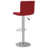 vidaXL Barhocker 2 Stk. Weinrot Samt Produktbild-Vorschau 6