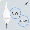 LUMILED BA35 E14 LED žiarovka 6 ks sada 5W nahrádza 40W 470 Náhľad obrázku produktu 7