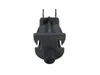 A close-up studio shot of a gray safety switch for a lawnmower, presented on a white background. Produktbild-Vorschau