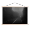 MuchoWow® Textilposter Wald - Nebel - Scheinwerfer - Auto Produktbild-Vorschau 1
