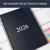 Kalender 2026 A5 Buchkalender – Hardcover Terminplaner mit Produktbild-Vorschau 4