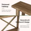Table console Tribesigns en bois massif, 180 cm, table Voir les images du produit 7