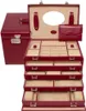 WINDROSE scatola di gioielli Merino Jewelry Box Big Black Anteprima dell’immagine prodotto 9