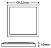 Briloner LED Panel Cadre alu 42,2 x 42,2 cm warmweiß, Produktbild-Vorschau 13