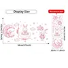 Wandtattoo Kinder Tier WandstickerKaninchen Tanz Ballon, Produktbild-Vorschau 4