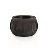 Obal na květináč s vkladem Bowl černý 18 cm Náhled obrázku produktu 1