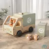 Camion poubelle en bois Mamabrum pour enfants, camion de Voir les images du produit 5