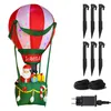 Opblaasbare XL kerstballon met LED-verlichting - 210 x 110 Productafbeelding-voorbeeld 5