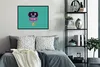 MuchoWow® Gerahmtes Poster Roboter - Rad - Lila - Grün - Produktbild-Vorschau 5