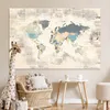 MuchoWow® Poster Weltkarte - Vintage - Pastell 180x120 cm - Produktbild-Vorschau 7