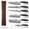 HOSHANHO 7-teilig Messerset mit Magnet Messerhalter, Produktbild-Vorschau 2