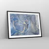 Gerahmtes Poster - Schwarzer Rahmen - Gold Blau Farbe - Produktbild-Vorschau 8