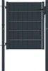 VIDAXL -Porta 100x101 cm PVC e Stahl -Antrazit -ausgelöst Anteprima dell’immagine prodotto 1