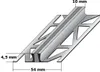 PROVISTON Dehnungsfugenprofile | 4.5 x 54 x 2500 mm | Produktbild-Vorschau 1