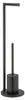 WENKO Metall stand WC-Garnitur Ferla in Schwarz 18 x 69,5 Produktbild-Vorschau 1