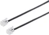 helos Anschlusskabel 6P4C/6P4C, 4-adrig, 3 m, RJ11/RJ11 Produktbild-Vorschau 1