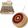 24 Stück Holz Yoyo mit Farbmotiv - 5 cm Produktbild-Vorschau 1