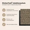 KitchenYeah© Herdabdeckplatte Pantherdruck - Schwarz - Produktbild-Vorschau 6