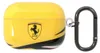 A yellow Ferrari branded AirPods case with a black carabiner attached. Náhľad obrázku produktu