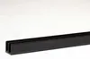 Glasführungsprofil schwarz 150 cm oben - für 4 mm Scheiben Produktbild-Vorschau 1