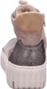 A close-up rear view of a women's bootie. Voir les images du produit