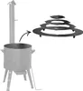 Ø40cm Uchag 2mm Stahl Abzugsrohr für 12L Kazan Produktbild-Vorschau 4