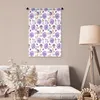MuchoWow® Wandteppich Wandbehang Blumen - Rosen - Muster Produktbild-Vorschau 5