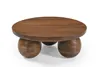 Marmoholz - Table basse ronde Siena Ø80 x H30 cm en bois Voir les images du produit 4