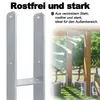 YRHome, 4 stuks H-ankers, 121 mm, houten ankers, Productafbeelding-voorbeeld 4