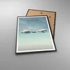 Gerahmtes Poster - Schwarzer Rahmen - Wolken Hängematte Produktbild-Vorschau 3