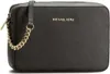 A black Michael Kors handbag with a gold chain strap. Podgląd zdjęcia produktu