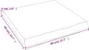 The Living Store Wandregal Hellbraun 40x40x(2-4) cm Produktbild-Vorschau 4