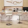 Lot de 2 tabourets de bar rétro, pivotants à 360°, avec Voir les images du produit 4