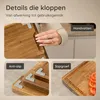 Deleca Houten Snijplanken Set 3-delig,Acacia Hout met Productafbeelding-voorbeeld 4