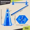 Premium Steckhürden Set für Hunde & Fußballtraining – Produktbild-Vorschau 5