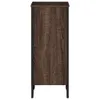vidaXL Regál na knihy Hnedý dubový vzhľad 50x31x74,5 cm Náhľad obrázku produktu 5