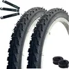 2 x VEE Rubber V185 20" Fahrradreifen Schwarz 50-406 (20 x Produktbild-Vorschau 1