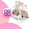 Schmuckschatulle Ring-Organizer mit Schublade - creme Produktbild-Vorschau 35
