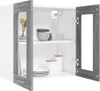 vidaXL Szafka ścienna Lyon Glass Grey Sonoma 60x31x60 cm Podgląd zdjęcia produktu 7